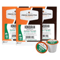 Fresh Roasted Coffee, Organic Honduran Marcala | USDA Organic, 100% Single Origin, Kosher | Medium Roast 72 Pods for K Cup Brewers