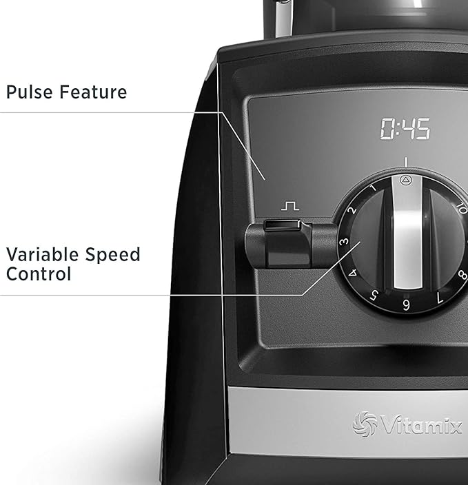 Vitamix A2300 Ascent Series Smart Blender, Professional-Grade, 64 oz Low-Profile Container, Slate