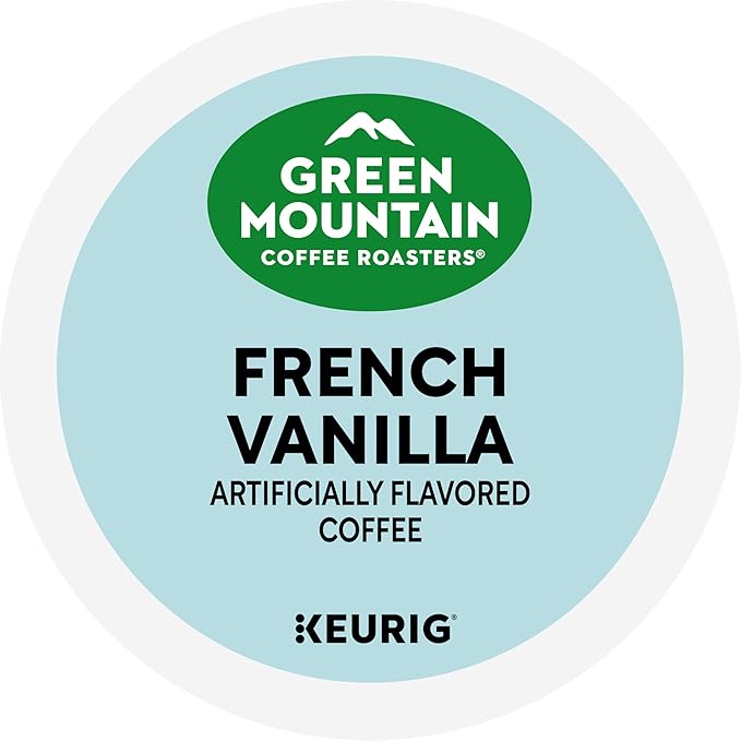 Green Mountain Coffee Roasters French Vanilla Coffee, Keurig Single-Serve K-Cup Pods, Light Roast, 48 Count