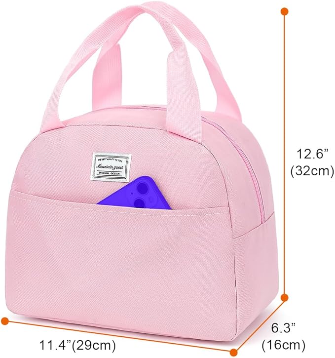 lunch bag women & men,Insulated Cooler Lunch Box Adult Water Resistant Lunch tote bag Shoulder strap not included