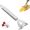 Latest Corn Peeler | Long-Handle Stainless Steel Kernel Remover | Fast, Labor-Saving & Safe | Easy-Clean Tool for Home, Restaurants & BBQs (CK-A(1Pcs))