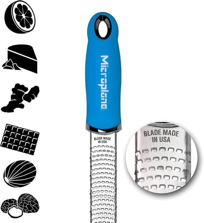 Microplane Premium Classic Zester Cheese Grater - Neon Blue