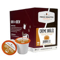 Fresh Roasted Coffee, Crème Brûlée, Flavored Coffee Pods, K-Cup Compatible, 24 Count