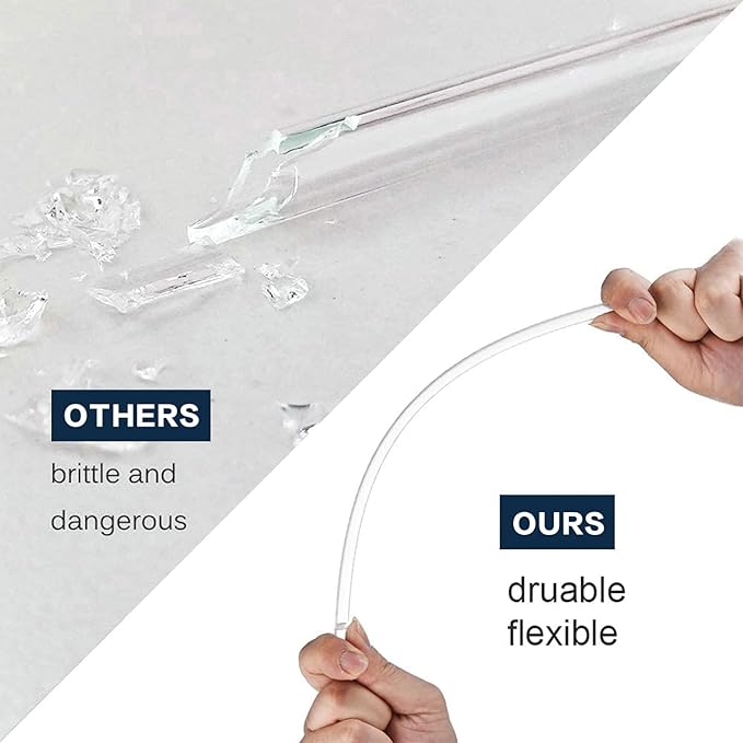 Replacement Straw Compatible with Stanley 14 oz 20 oz Cup Tumbler, 6 Pack Reusable Straw with Cleaning Brush, Plastic, Clear, Dishwasher Safe