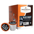 Fresh Roasted Coffee, Organic Black Knight | USDA Organic, Kosher | Dark Roast 24 Pods for K Cup Brewers