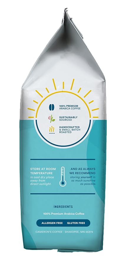 Cameron's Coffee Roasted Ground Coffee Bag, Intense French, 10 Ounce
