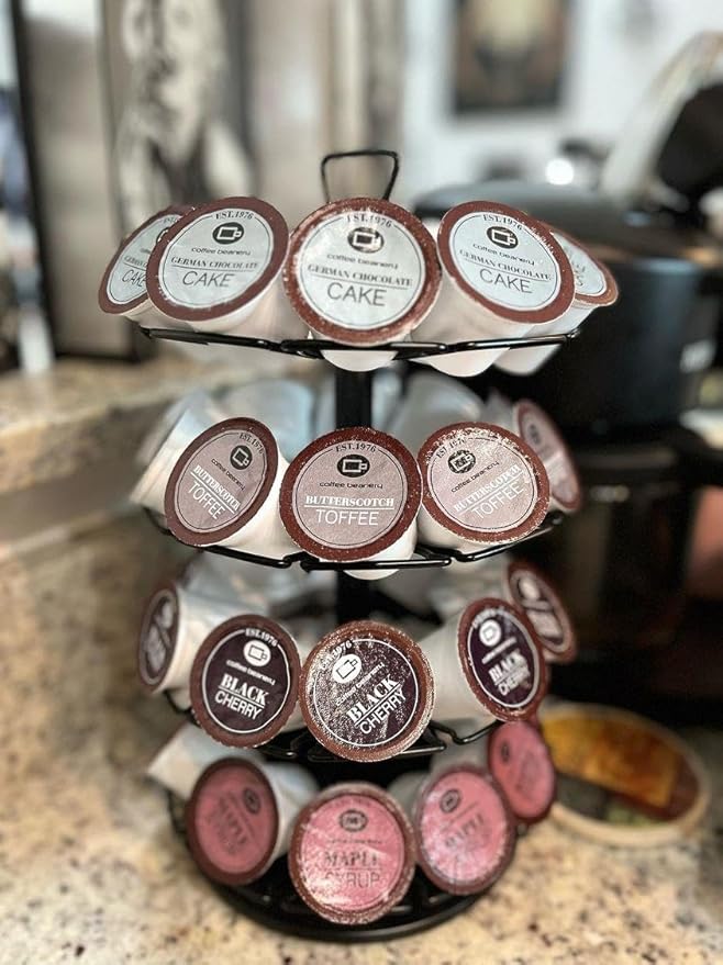 German Chocolate Cake Decaf Coffee Pods by Coffee Beanery | 96ct Bulk Flavored Decaf Coffee Pods Medium Roast Coffee