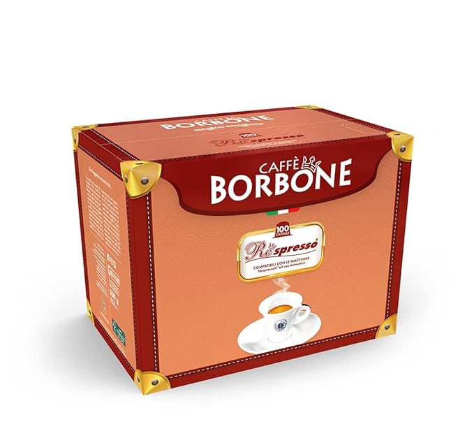 Caffè Borbone Blue Blend Nespresso Compatible Espresso Coffee Pods, 100 Count Espresso Pods