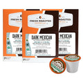 Fresh Roasted Coffee, Organic Dark Mexican | Mold & Myco 3rd Party Tested, USDA Organic, Kosher | Dark Roast 72 Pods for K Cup Brewers