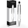 Misen Kitchen Tongs - Dishwasher Safe, Heavy Duty - Precision Stainless Steel Grilling Tool - Heat Resistant - Perfect for Serving and Air Frying - 13 Inch | Black