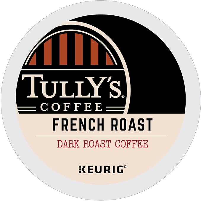 Tully's Coffee French Roast, Keurig Single-Serve K-Cup Pods, Dark Roast, 96 Count