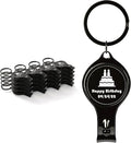 30pcs Personalized 4 in 1 Multi Function Bottle Opener, Nail Clipper, Wedding Favors Brewery, Private Customized, Black, Multitool Gifts for Men