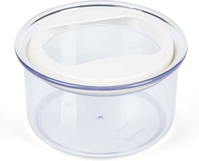 PREPWORKS Progressive International Fresh Guacamole ProKeeper Plastic Kitchen Storage Container with Air Tight Lid (White)