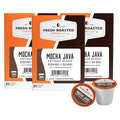 Fresh Roasted Coffee, Mocha Java, Medium Roast, 72 Pods for K Cup Brewers