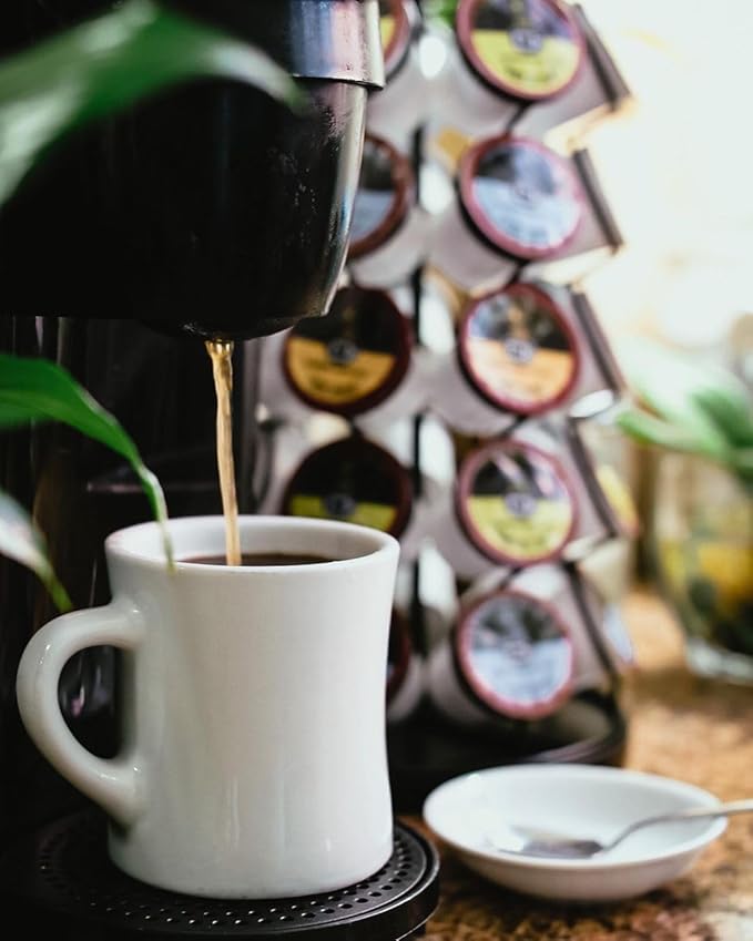 Caramel Vanilla Latte Coffee Pods by Coffee Beanery | 12ct Medium Roast Arbica Coffee