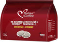 Italian Coffee For Espresso Lovers Italian Coffee pads compatible with Senseo (Creamy, 180 Pads)