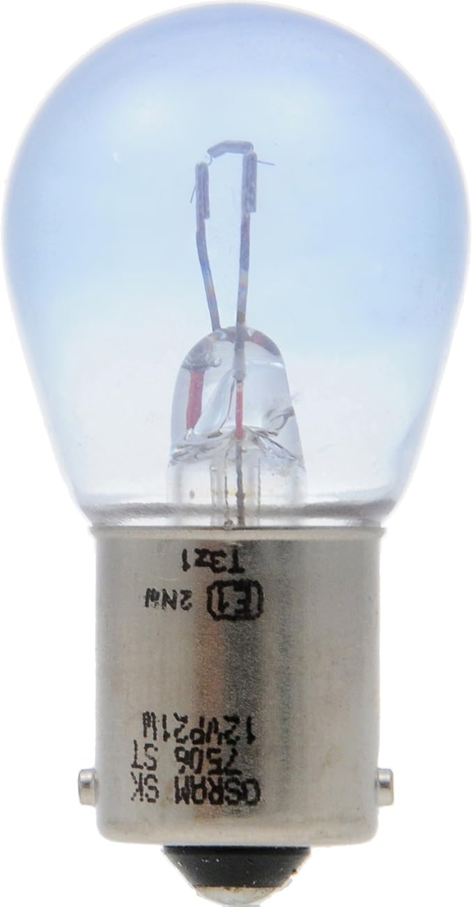 SYLVANIA - 7506 SilverStar Mini Bulb - Brighter and Whiter Light, Ideal for Daytime Running Lights (DRL) and Back-Up/Reverse Lights (Contains 2 Bulbs)