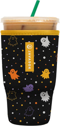 Sok It JavaSok Iced Coffee & Cold Soda Insulated Neoprene Cup Sleeve (Ghost Party, Large: 30-32oz)