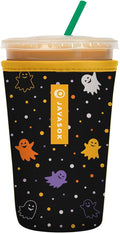 Sok It JavaSok Iced Coffee & Cold Soda Insulated Neoprene Cup Sleeve (Ghost Party, Medium: 22-28oz)