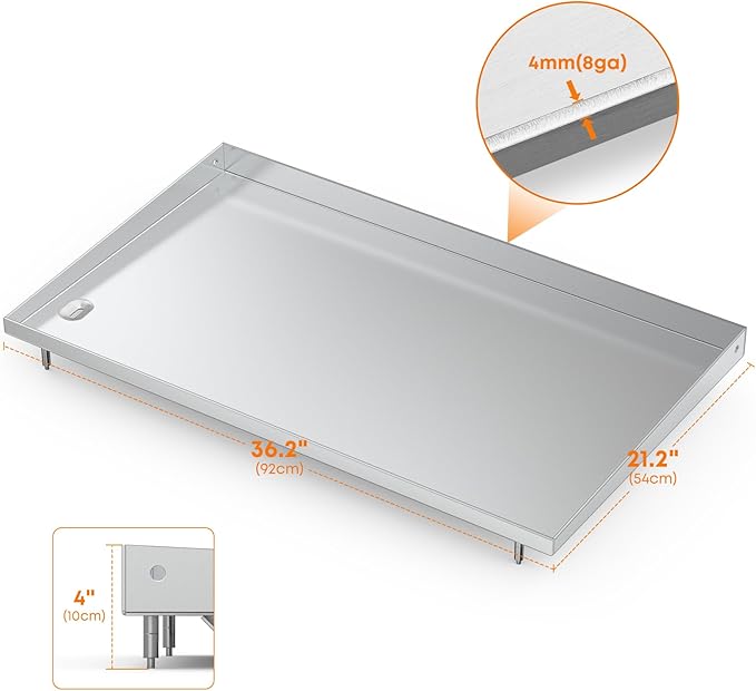 Stanbroil Griddle Top for Weber 36" Gas Griddle 1501006 44310401, Stainless Steel