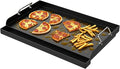 DcYourHome Universal 25" x 16" Stovetop Griddle for Gas Grill/Gas Stove, Nonstick Carbon Steel Large Griddle Pan for All Gas/Charcoal Grills Flat Top Plate, Plancha Para Cocinar, Stove Top Skillet Pan