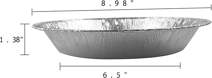 9" Pie Pans (30pack) - Disposable Aluminum Foil Pie Tins,Heavy-duty, Baking Tin Plates, Standard Size