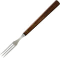 Lamson 10" Granny Fork with 3-Tines - High-Carbon Stainless Steel Forks, Riveted Walnut Handle - Versatile Kitchen Dinner utensil for Meat, Vegetables - Handcrafted in USA