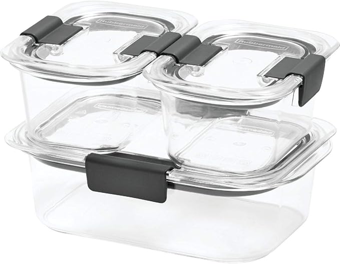 Rubbermaid Brilliance Leak-Proof Food Storage Containers with Airtight Lids