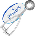 Jenaluca Large Scoop - Ice Cream, Cookie Dough & Cupcake Scooper - 3 tablespoon 1.5 ounce disher #24 stainless steel icecream, batter & baking scoop