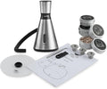 Smoke Gun Cocktail Smoker Kit - Complete Cocktail Smoker Kit with 4 Wood Flavors, Accessories, and Brush - Perfect Drink Smoker Kit for Infusing Flavor into Cocktails (Silver(Dome not Included))