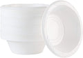 PLASTICPRO 100 Count Disposable 5 ounce White Plastic Dessert Bowls