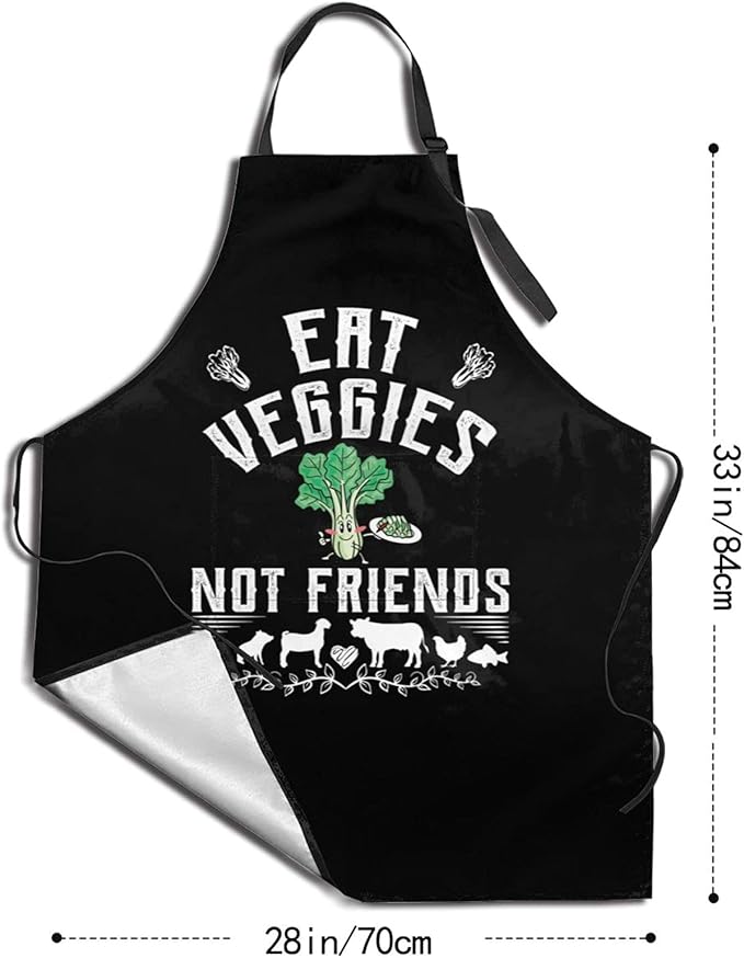 Men Women Apron, Adjustable Neck with 2 Pockets - Chef Apron for Cooking - Mom Dad Gift for Christmas, Birthday