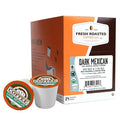 Fresh Roasted Coffee, Organic Dark Mexican | Mold & Myco 3rd Party Tested, USDA Organic, Kosher | Dark Roast 24 Pods for K Cup Brewers