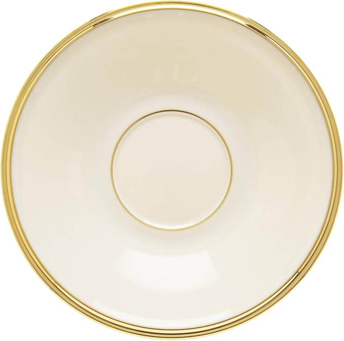 Lenox 140104040 Eternal Saucer, 1 Piece, Porcelain, 6" x 6"