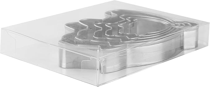 Pig Cookie Cutters Set, Stainless Steel Sandwiches Cutters Biscuit Molds for Kids,5pcs Sturdy Cutters for Cookies,Sandwiches,Small to Large Size, 1.37 to 4.52 inches