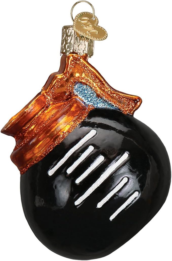 Old World Christmas Coffee Pot Glass Blown Ornament for Christmas Tree, Handcrafted Holiday Decoration, Coffee Collection