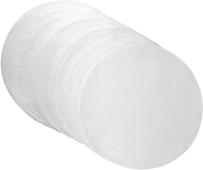 WANTan (set of 200)Parchment Paper Baking Circles 8 Inch Diameter, Baking Paper Liners for Baking Cakes, Cooking, Dutch Oven, Air Fryer, Cheesecakes, Tortilla Press