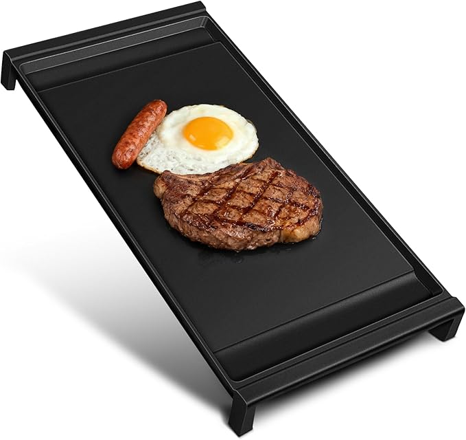 WB31X24738 Aluminum Center Griddle Replacement for GE Stove - Lightweight & Fast Heating Griddle Plate, Compatible with GE Gas Range Models JGB700, JGB660, JGB735, Replaces WB31X24998, WB31X49806