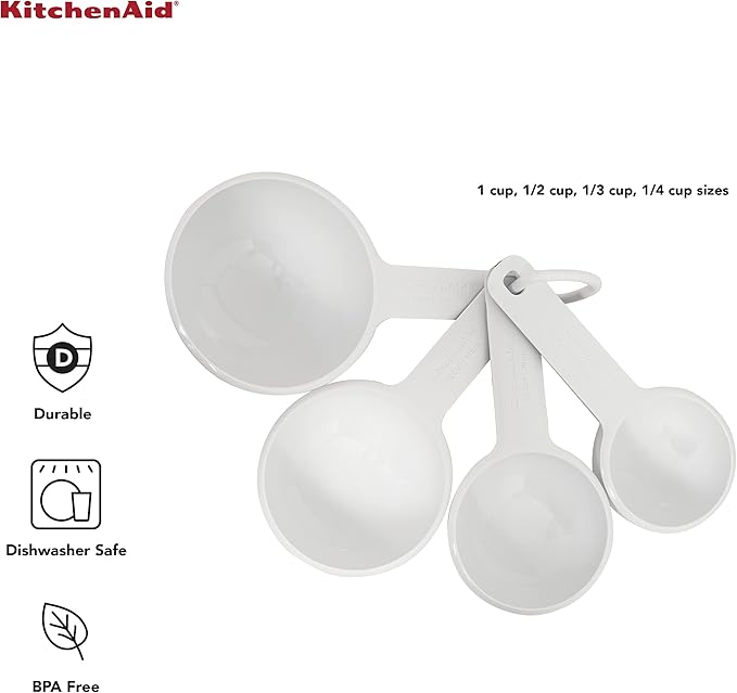 KitchenAid Measuring Cups, Set Of 4, White