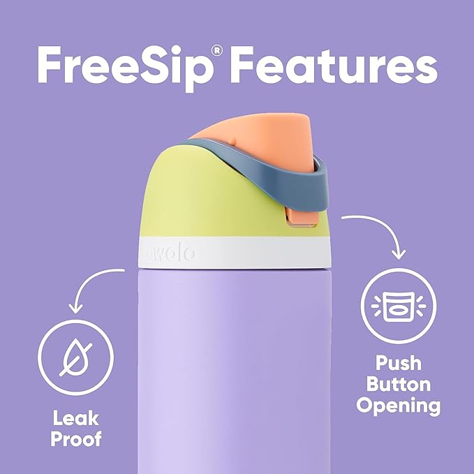 Owala FreeSip Insulated Stainless Steel Water Bottle with Straw for Sports, Travel, and School BPA-Free Sports Water Bottle, 32 oz, Surfs Edge