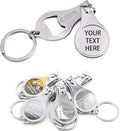 50pcs-Personalized 4 in 1 Multi Function Bottle Opener, Nail Clipper, Wedding Favors Brewery, Private Customized, Sliver, Multitool Gifts for Men