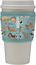 Sok It HotSok Coffee & Tea Reusable Insulated Neoprene Cup Sleeve (Dog Days Forever)