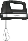 Cuisinart Power Advantage 5-Speed Hand Mixer, 220W-Motor Hand Blender Electric Mixer with 5 Speed Settings, Extra-Long Dishwasher-Safe Beaters, 60-Inch Swivel Cord, HM-50BK, Black