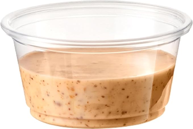 Fit Meal Prep 2500 Pack 2 oz BPA Free Condiment Cups No Lids, Disposable Jello Shots Containers, Small Dipping Sauce Cups, Plastic Ramekins in Bulk, Stackable Souffle Cups for Sample, Portioning