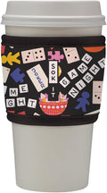 Sok It HotSok Coffee & Tea Reusable Insulated Neoprene Cup Sleeve (Game Night)