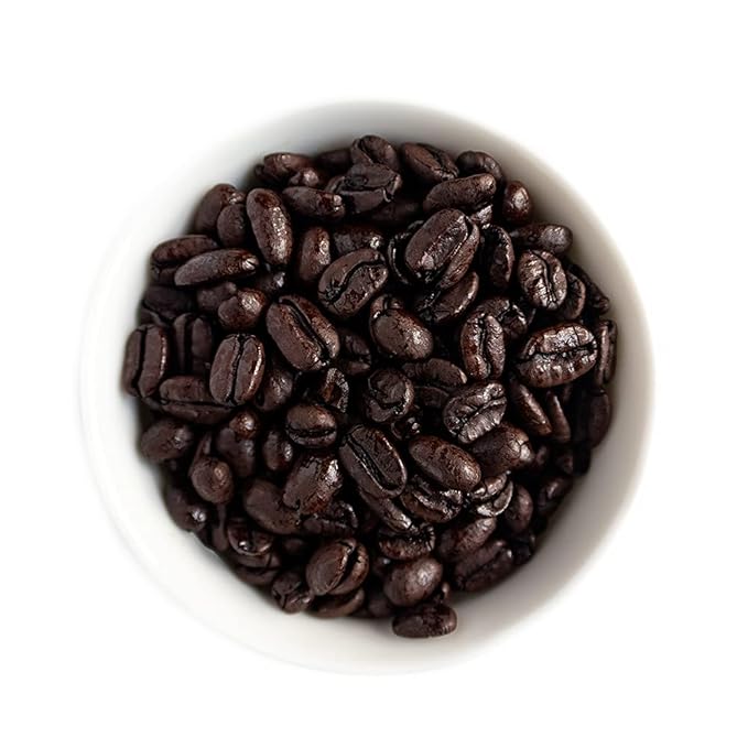Fresh Roasted Coffee, Organic Black Knight Water-Processed Decaf | USDA Organic, Kosher | Dark Roast 2 lb (32 oz) Whole Bean