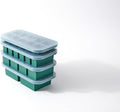 Souper Cubes Silicone Freezer Molds Gift Set with 2 Tbsp, 1/2, 1, and 2 Cup Silicone Freezer Trays With Lids - Meal Prep and Kitchen Essentials Bundle - Kale