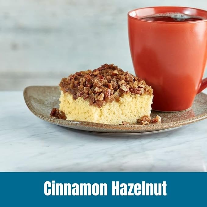 Door County Coffee Cinnamon Hazelnut Flavored Ground - 60 Count Single Serve Cups - Medium Roast - 100% Specialty Arabica - Flavored Gourmet - Cinnamon Hazelnut