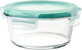 OXO Good Grips 4 Cup Smart Seal Leakproof Glass Round Airtight Food Storage Container