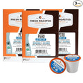 Fresh Roasted Coffee, USDA Organic Peru Water-Processed Decaf | 3rd Party Tested for Pesticides, Mold, Mycotoxins, Kosher | 100% Arabica, Specialty Grade, Med Roast 72 Pods for K Cup Brewers